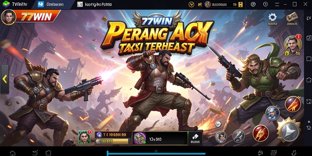 Tangkapan layar gameplay <strong>77WIN</strong> yang menampilkan aksi mendebarkan.