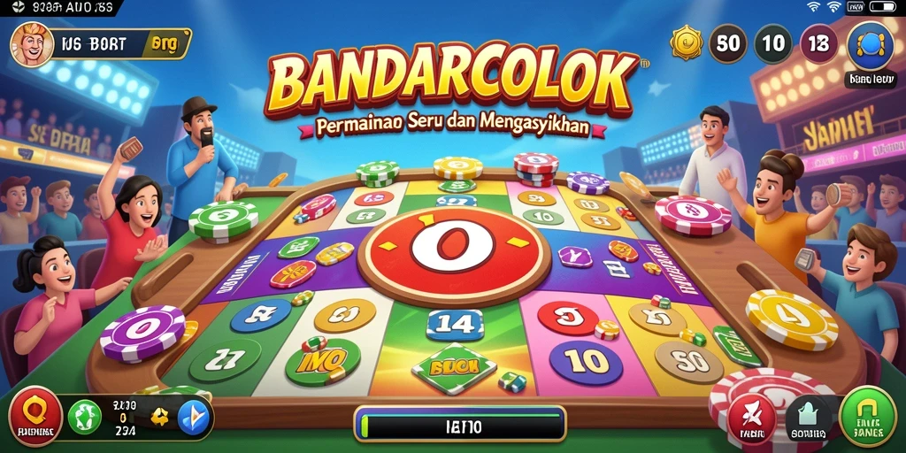 Gameplay seru BANDARCOLOK dalam setiap sesi Bingo.
