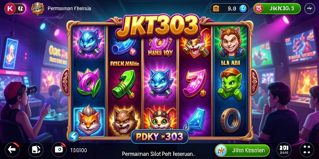 Tampak menarik dari permainan slot JKT303 dengan berbagai tema.