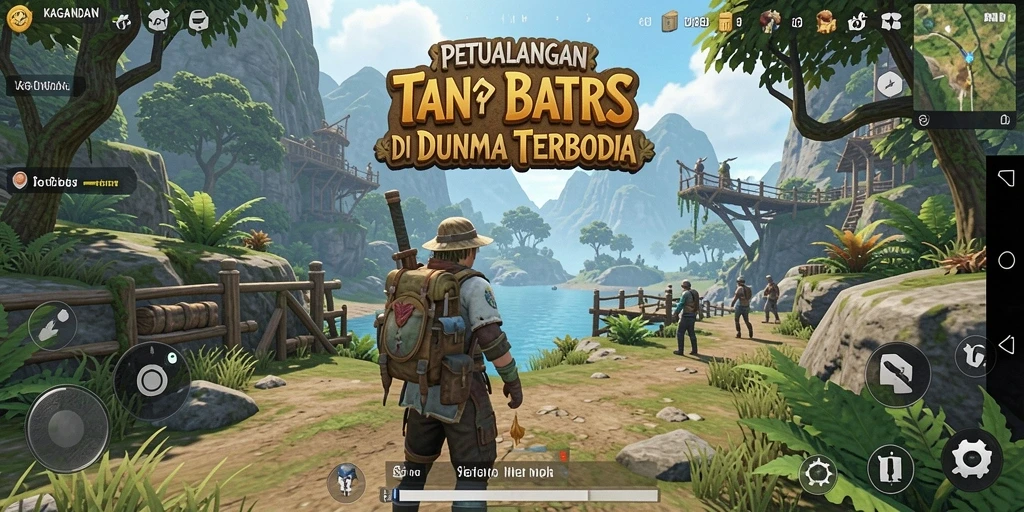 Screenshot gameplay KAGANDAN yang menampilkan keindahan dunia terbuka.