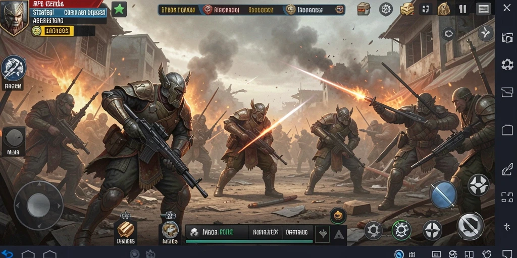 Tampilan gameplay RP8 yang seru dan strategis.